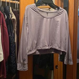 P’tula tie warm up crop (M)